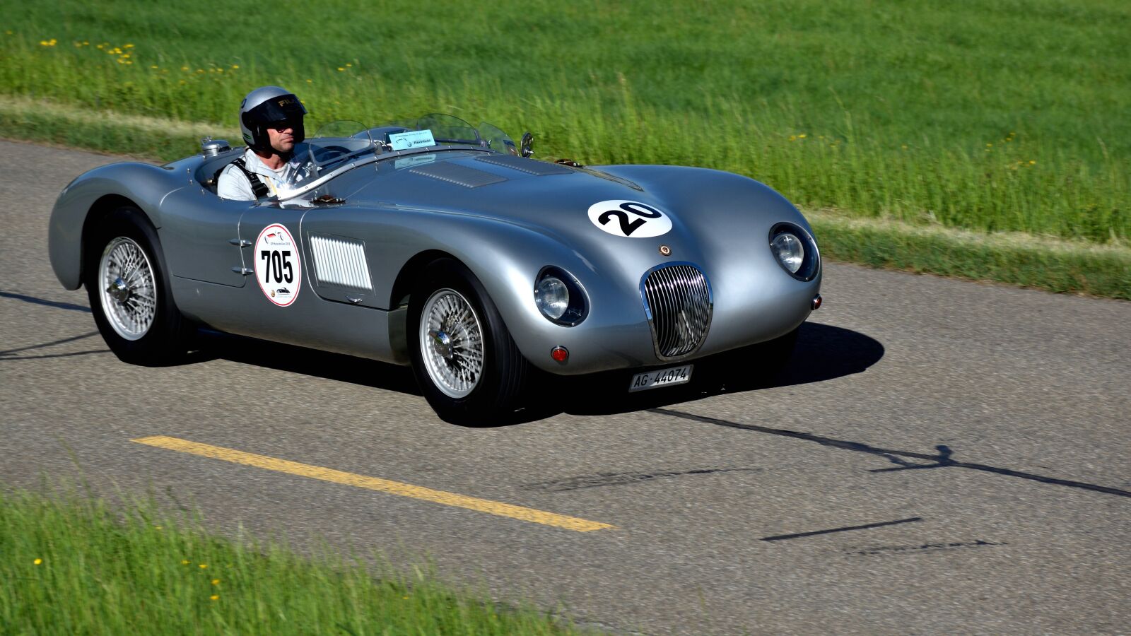 Nikon D5500 sample photo. Racing car, hillclimb, jaguar photography