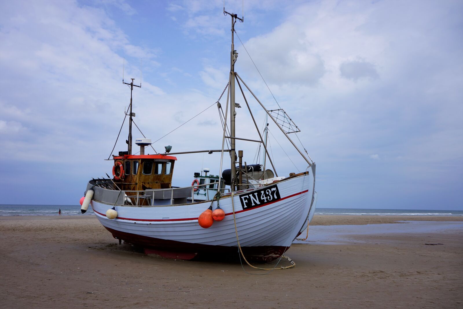 Sony Alpha NEX-7 sample photo. Fishing boat, denmark, loekken photography