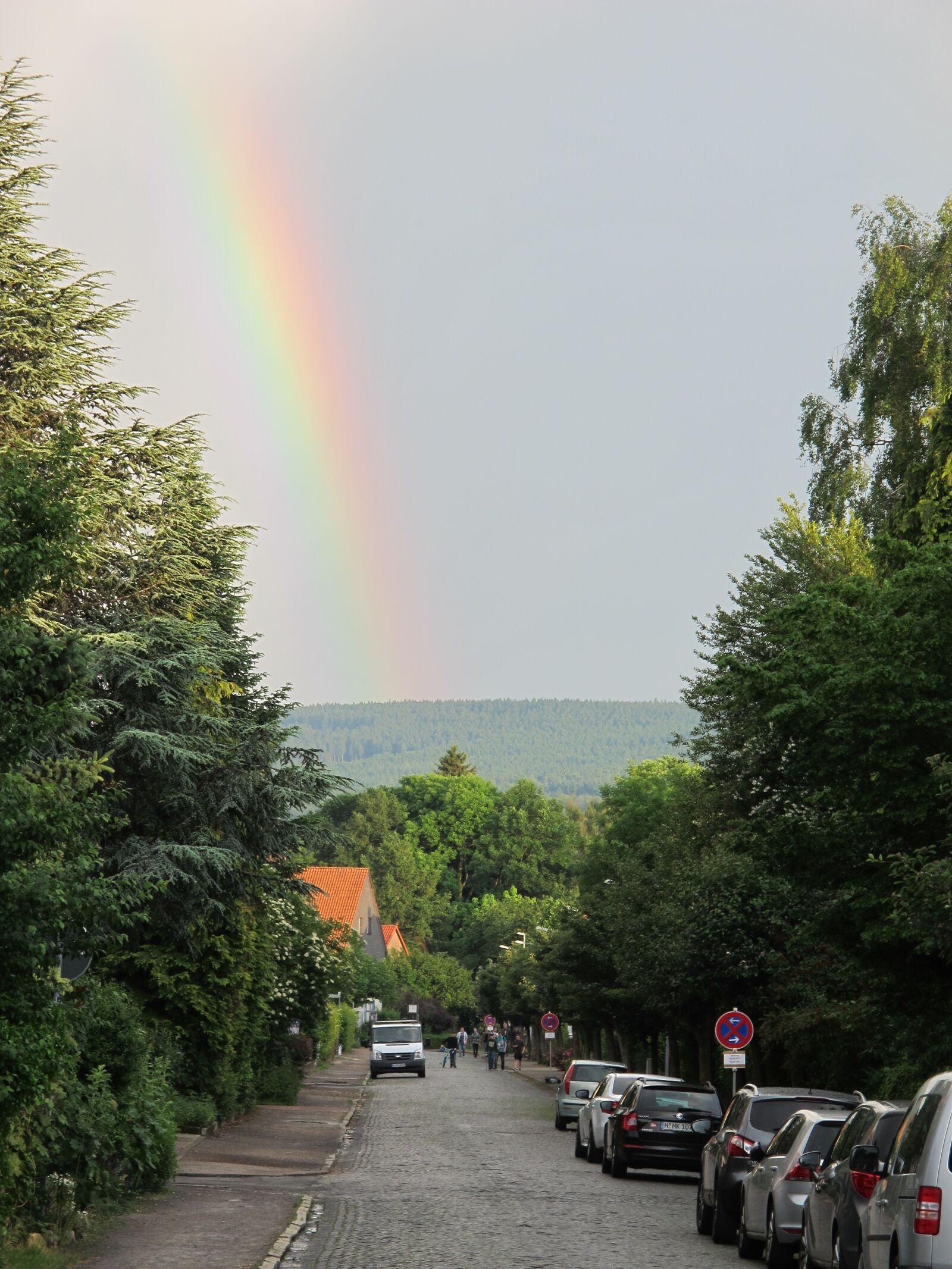 Canon PowerShot G12 sample photo. Rainbow, germany, road photography