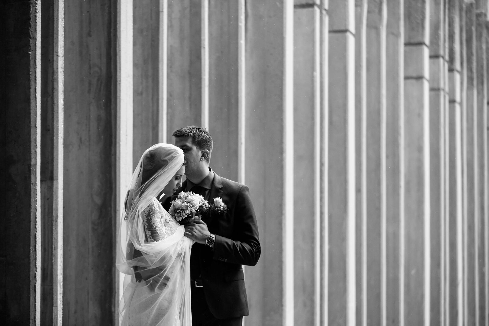 Canon EF 70-200mm F2.8L IS II USM sample photo. Bride, people, groom, man photography