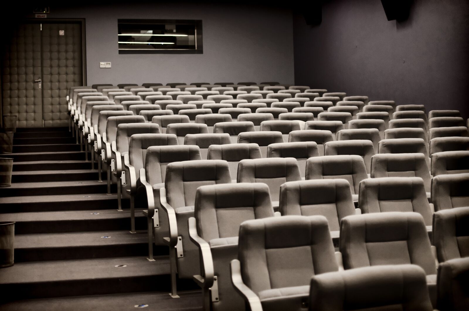 Nikon D5000 sample photo. Seat, auditorium, chair photography