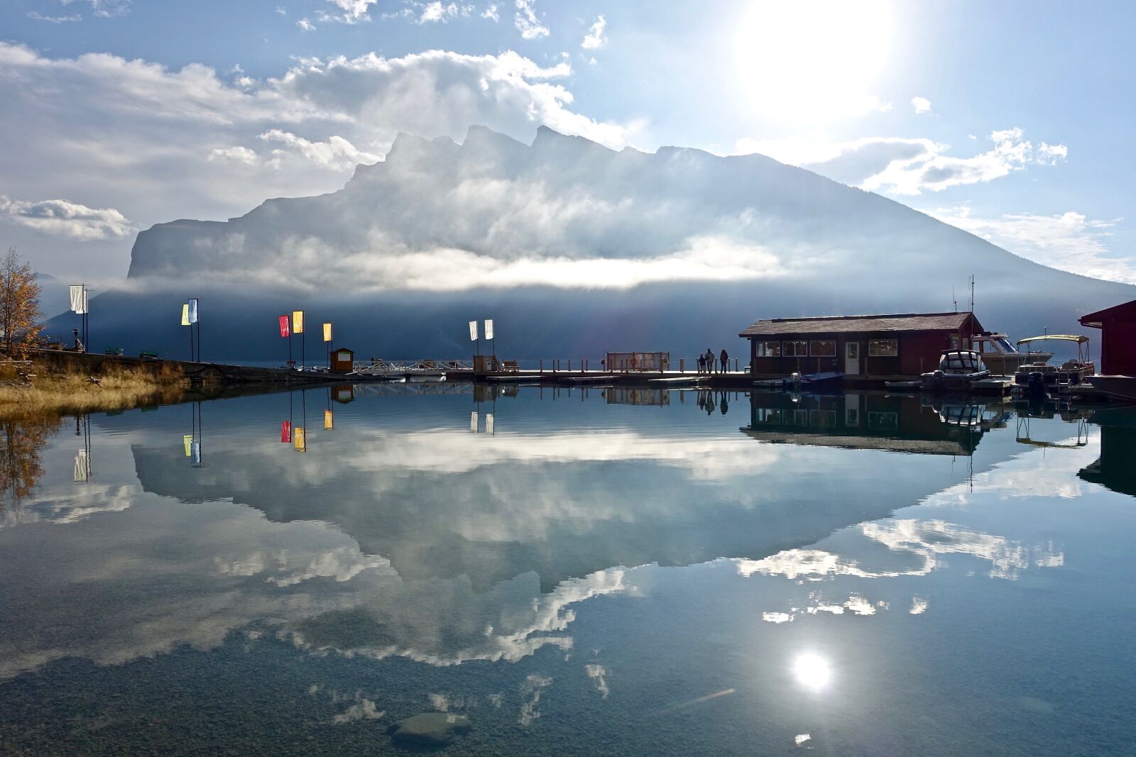 Sony Cyber-shot DSC-RX100 III sample photo. Reflection, boats, tranquil photography