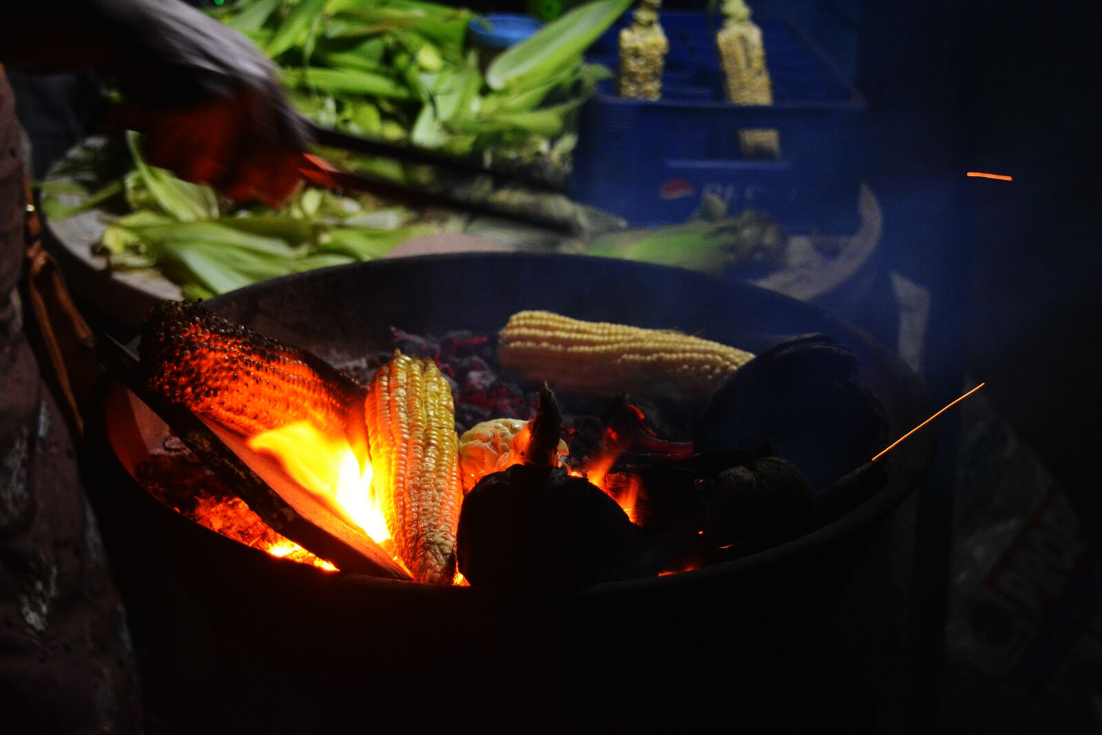Nikon D5200 sample photo. Beach, burn, cook, corn photography