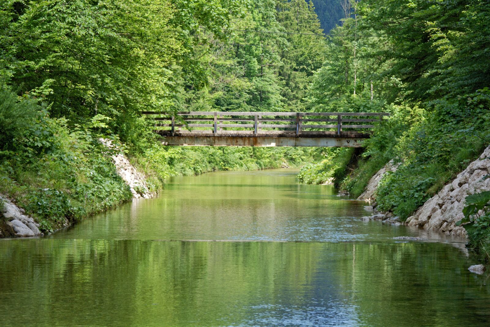 55.0-200.0mm f/4.0-f/5.6 sample photo. Bridge, river, bach photography