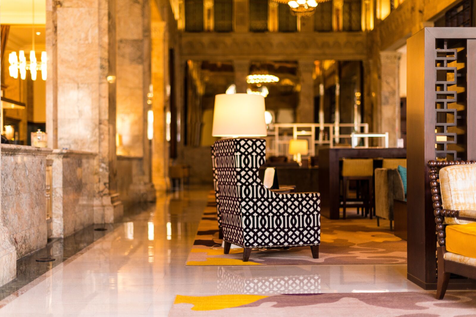 Nikon D800E sample photo. Lobby, indoor, chair photography