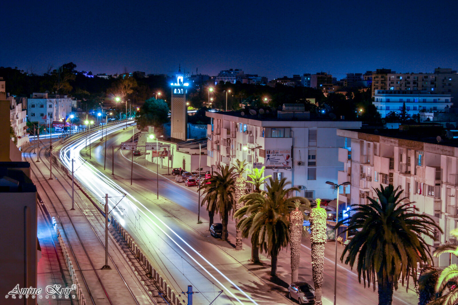 Canon EOS 700D (EOS Rebel T5i / EOS Kiss X7i) sample photo. Tunis, bynight, long exposure photography