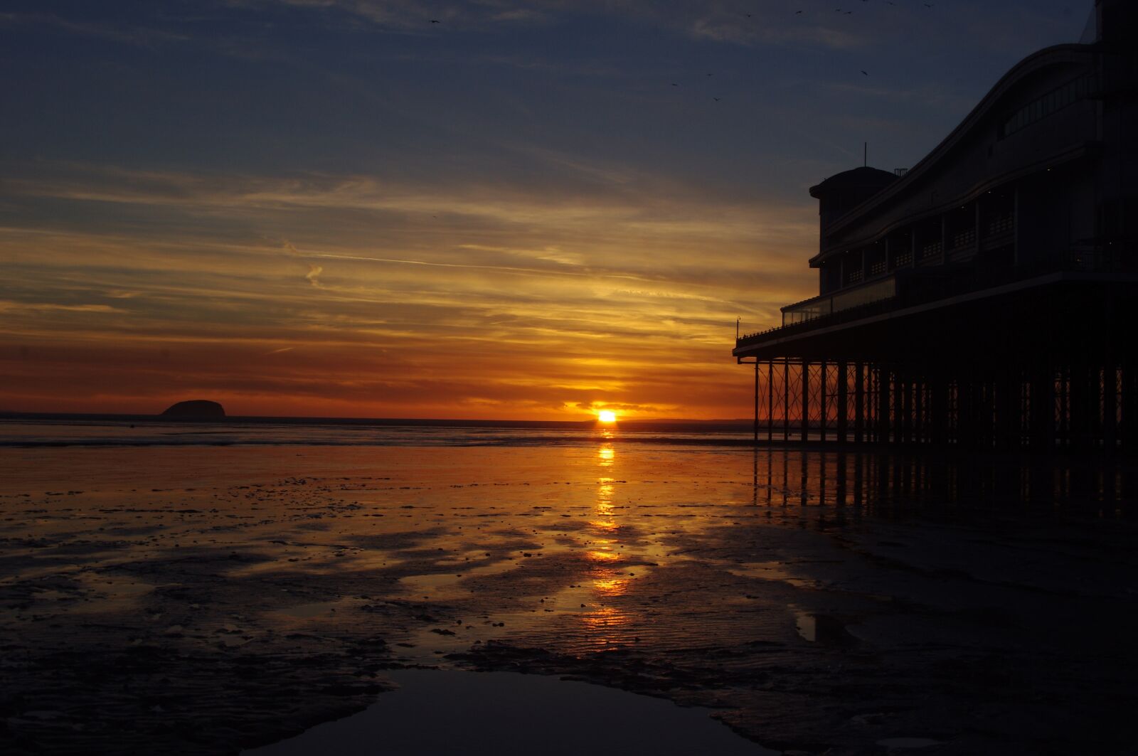 Pentax K-x sample photo. Reflection, sunset, water photography