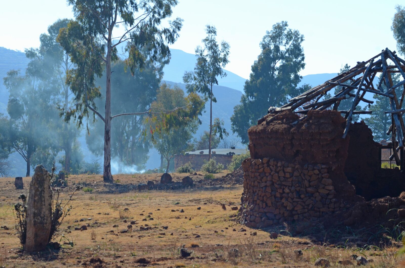 Nikon D7000 sample photo. Africa, lesotho, hut photography