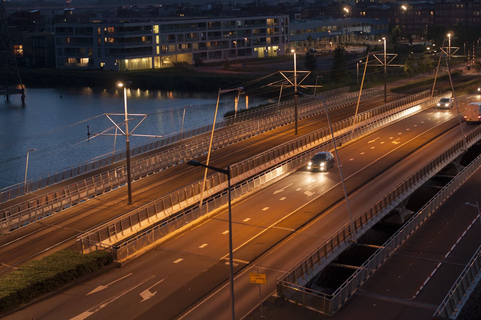 Nikon D5000 sample photo. Sunset, bridge, amsterdam photography