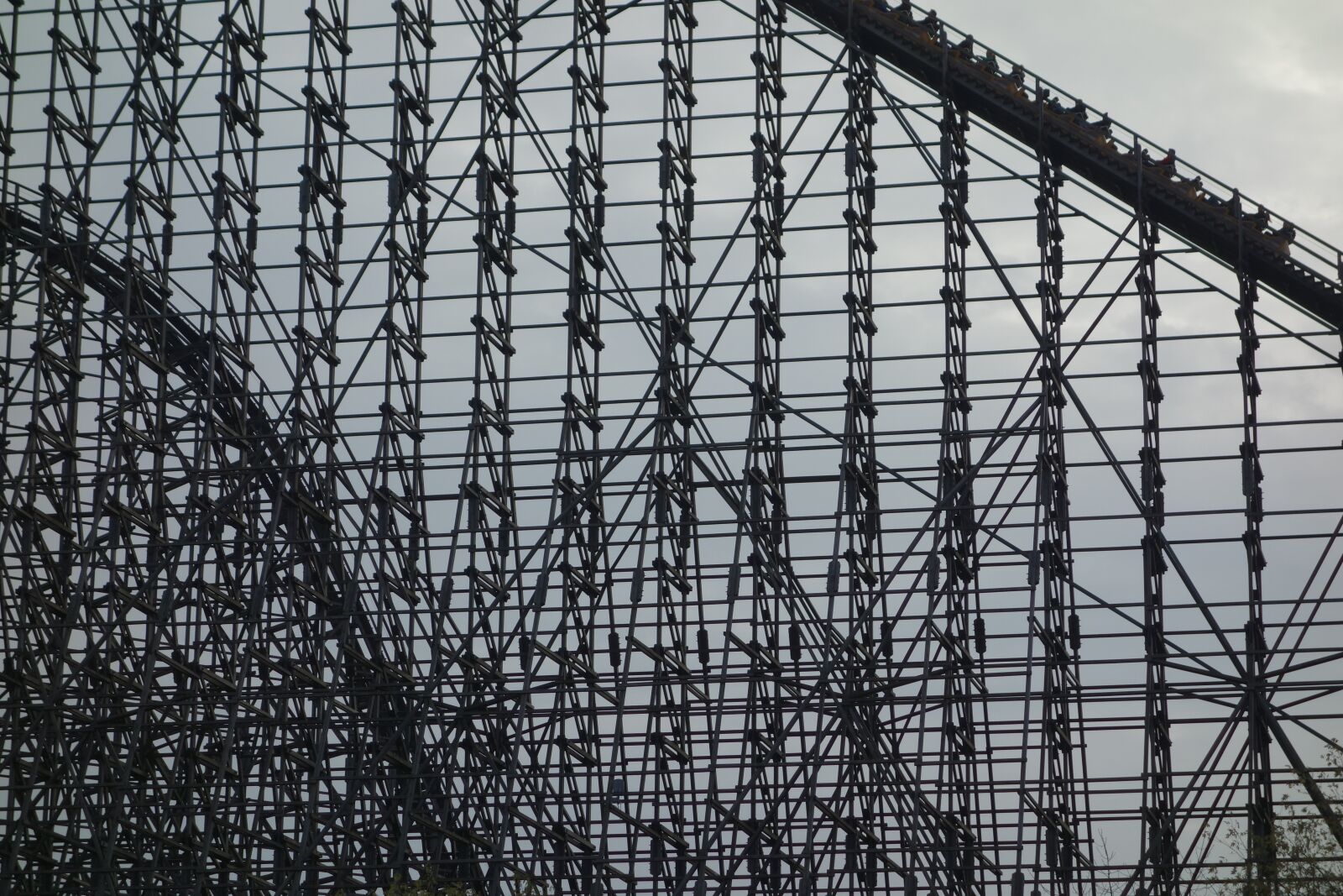Sony Cyber-shot DSC-RX100 sample photo. Roller coaster, wooden rollercoaster photography