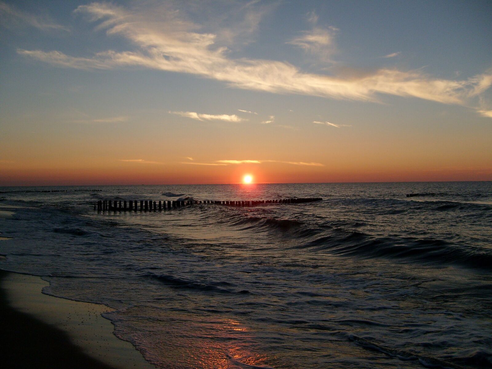 Samsung KENOX S730  / Samsung S730 sample photo. Sea, west, the sun photography