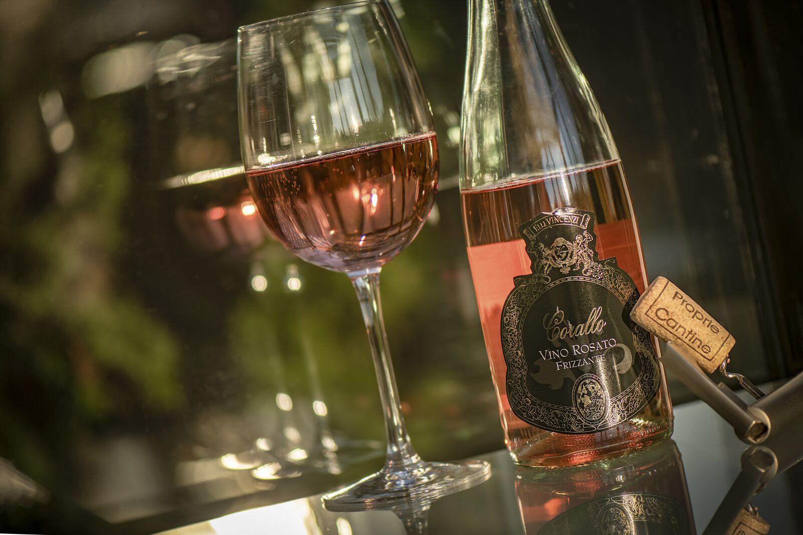 Nikon D850 sample photo. Rose, wine, glass photography