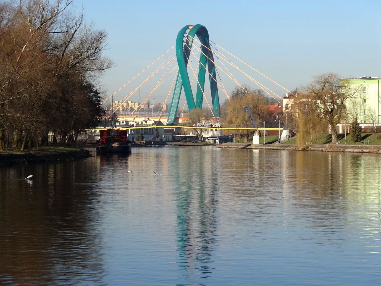 Sony Cyber-shot DSC-HX20V sample photo. Most uniwersytecki, bydgoszcz, bridge photography