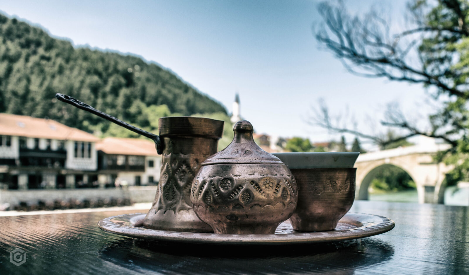 Nikon D3200 sample photo. Black, coffee, bosnia, bridge photography
