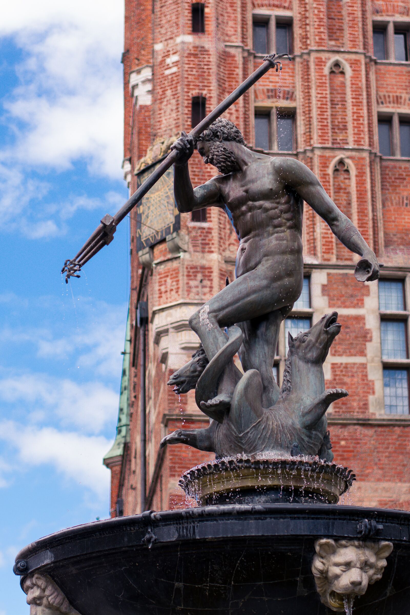 Nikon D5200 sample photo. Gdańsk, neptunium, monument photography