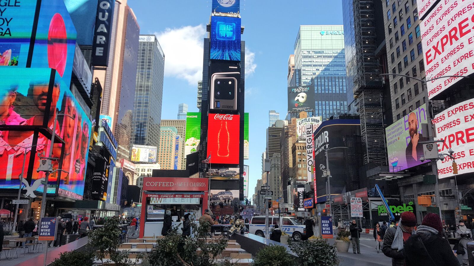 Samsung Galaxy Note5 sample photo. Time square, nyc, broadway photography