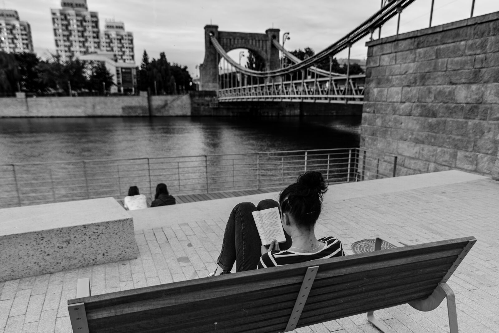 Nikon D600 sample photo. Woman, read, book photography