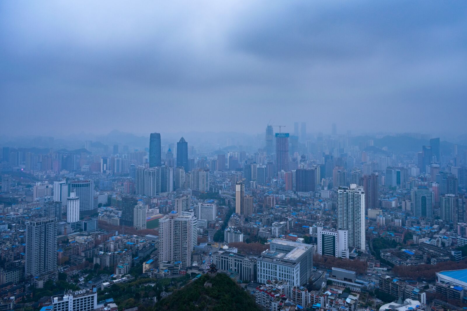 Nikon D3400 sample photo. City, overlook, winter photography