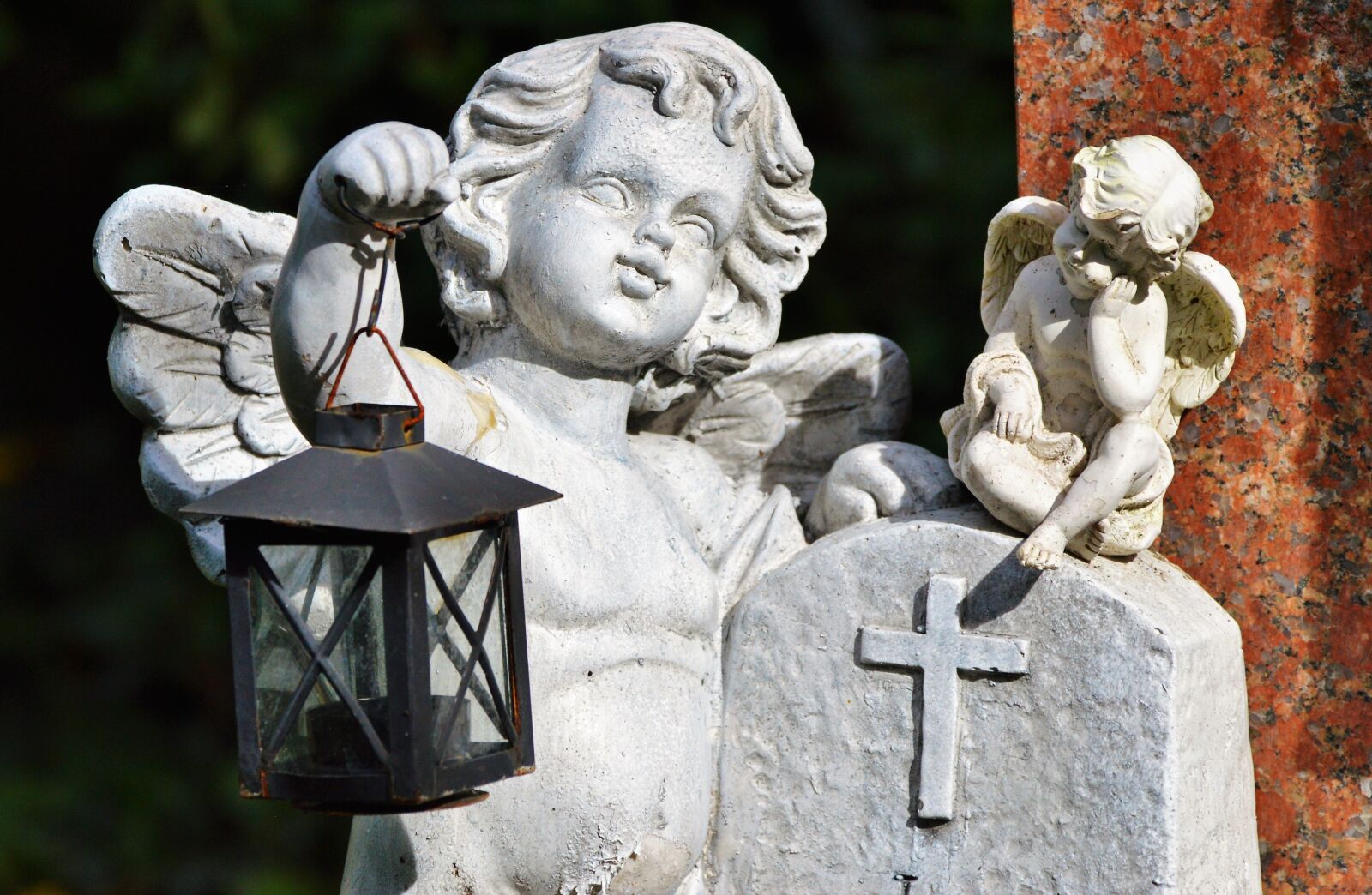 Nikon D3200 sample photo. Angel, sculpture, statue photography