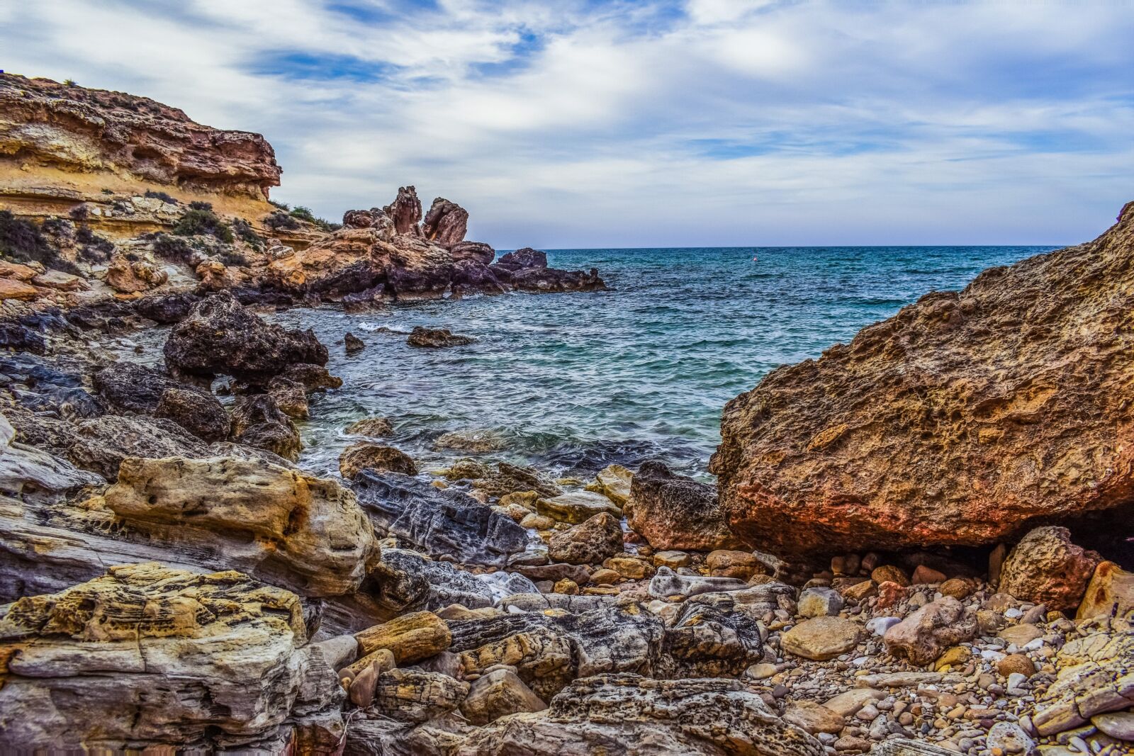 Nikon D3300 sample photo. Rocky coast, stones, rock photography