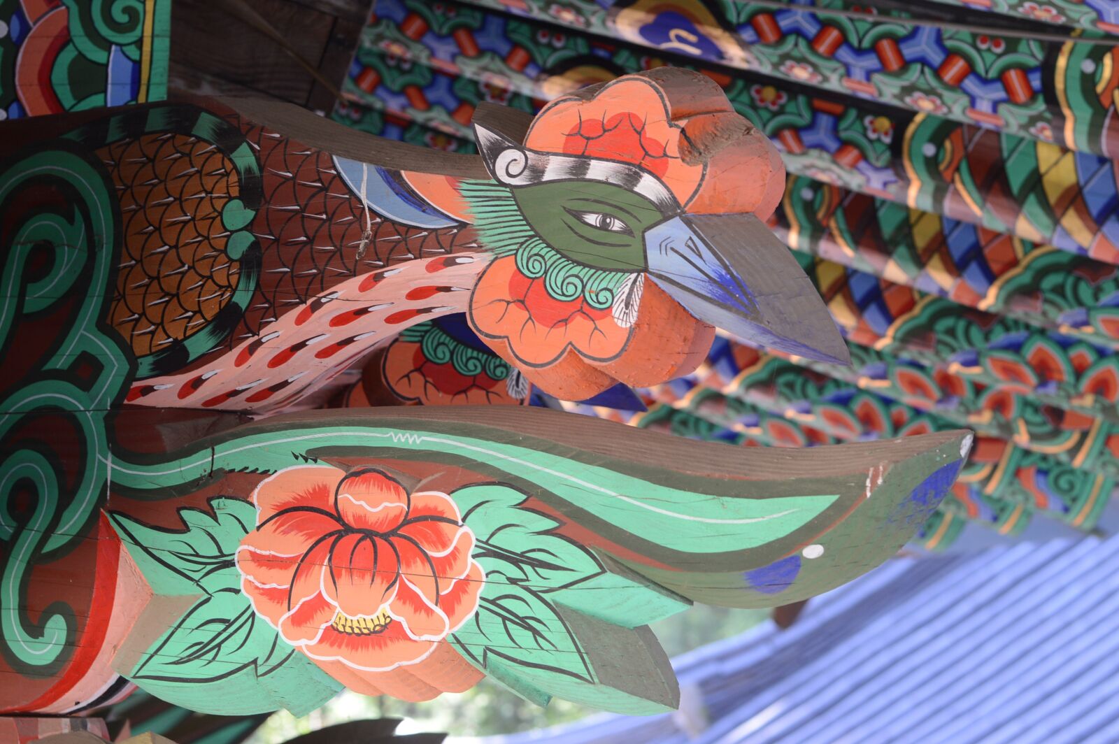 Nikon D3200 sample photo. Si 廟, wall hangings, house 簷 photography
