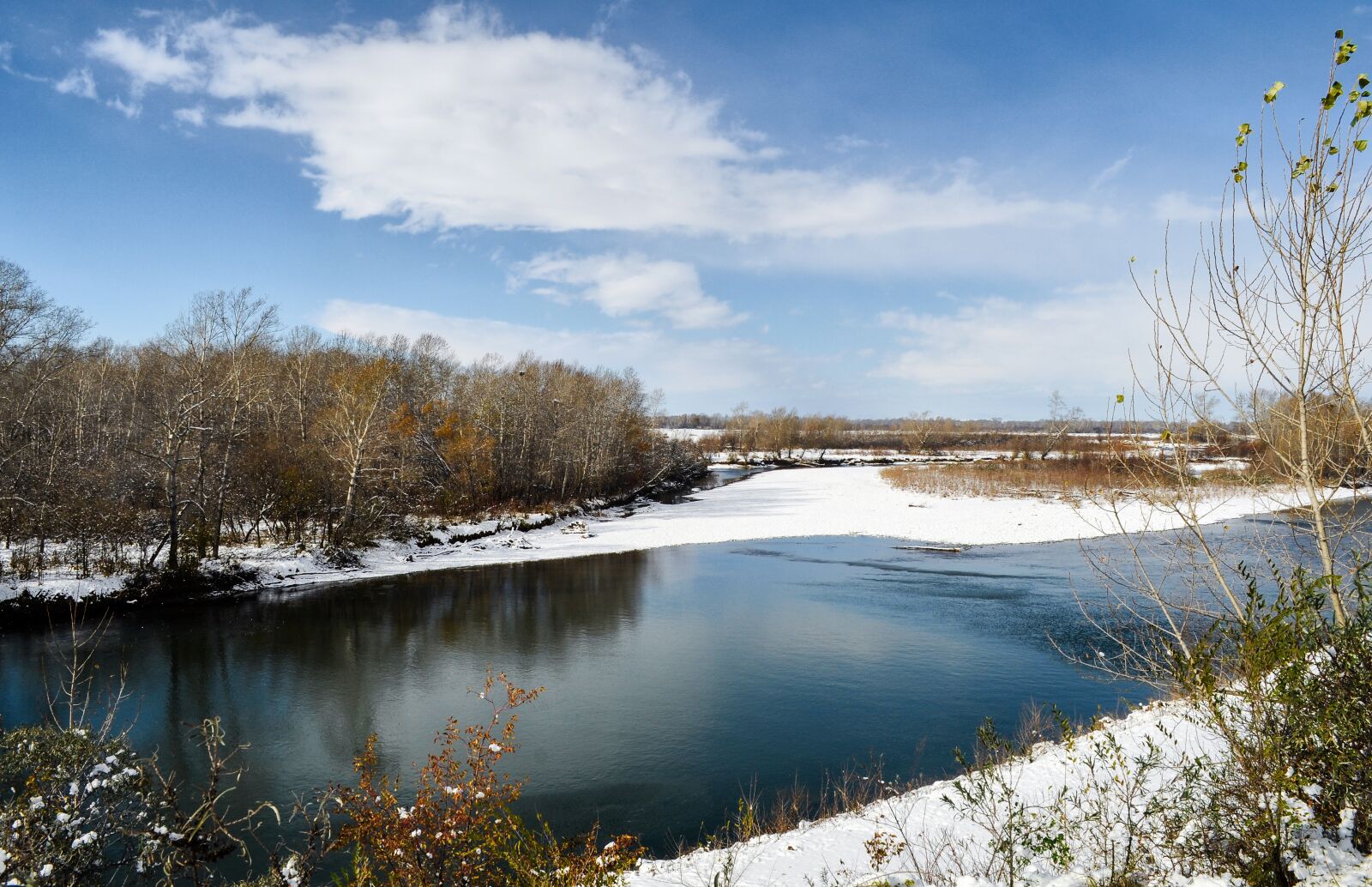 Nikon D5000 sample photo. Snow, nature, landscape photography