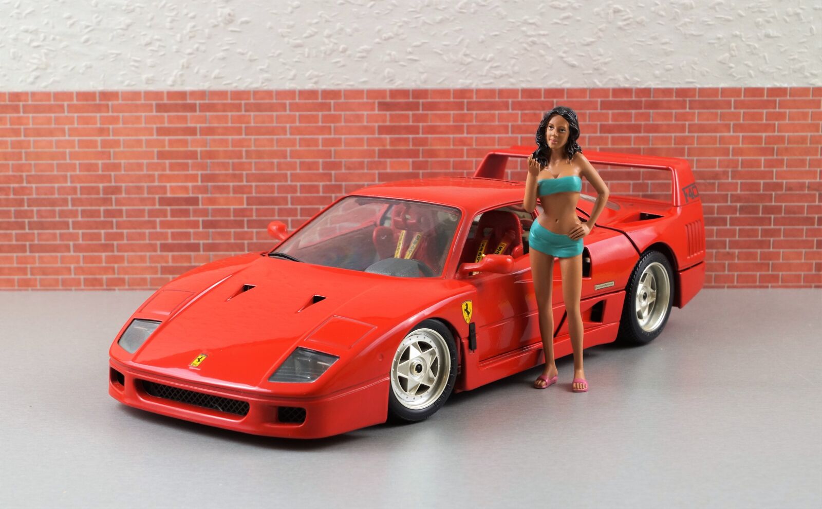 Sony DT 18-70mm F3.5-5.6 sample photo. Model car, ferrari, f40 photography