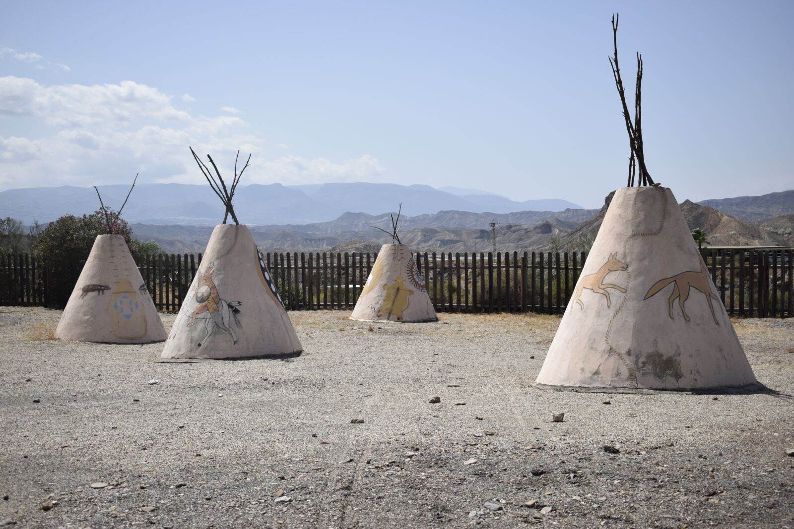 Nikon D3300 sample photo. Tipis, indians, desert photography
