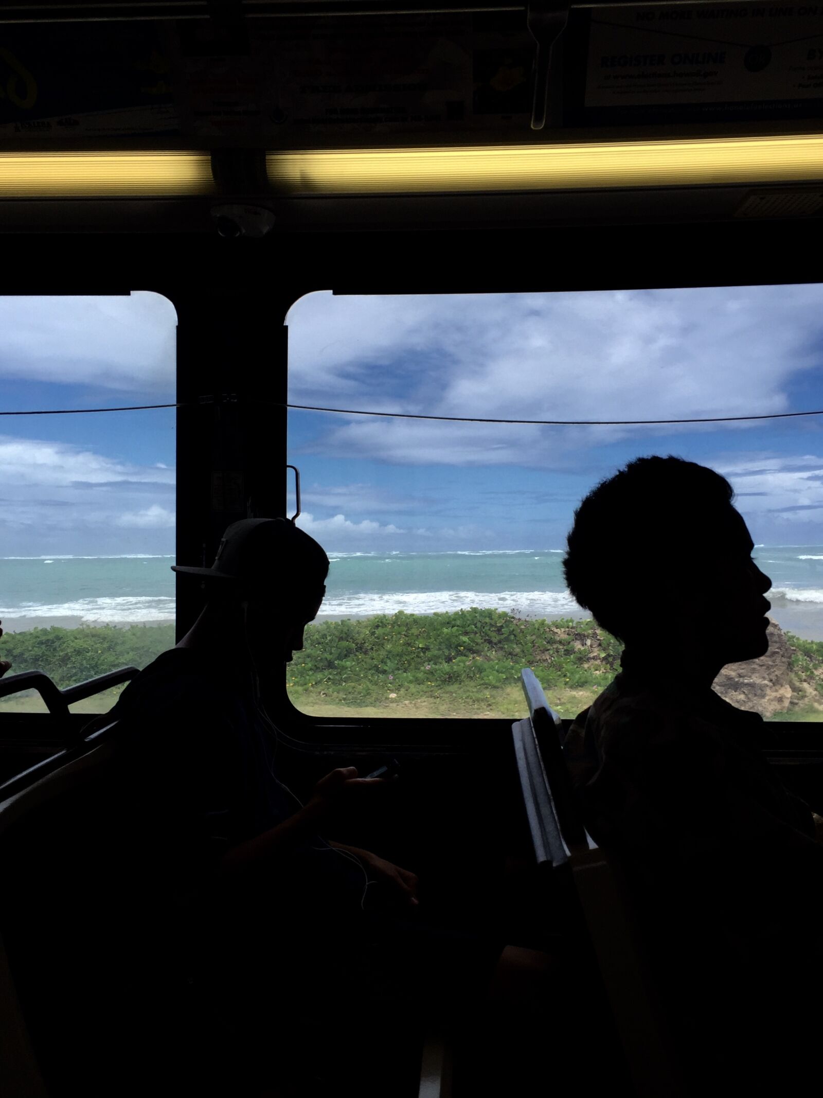 Apple iPhone 6 sample photo. Beach, bus, cap, car photography