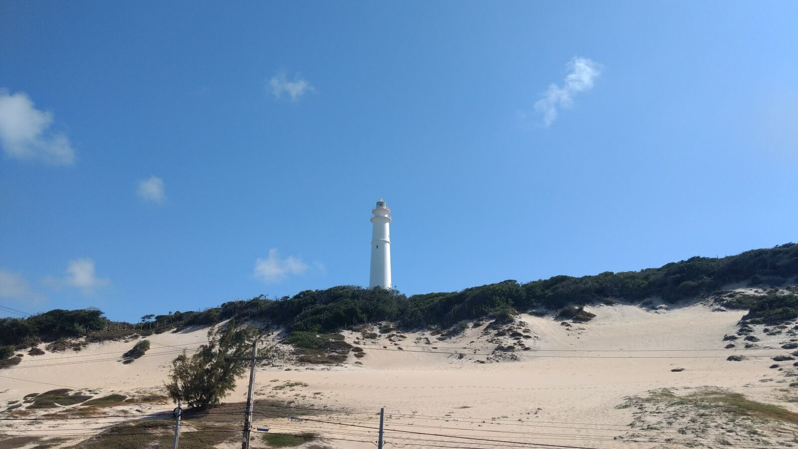 Motorola Moto G (4) sample photo. Lighthouse, dunes, sand photography