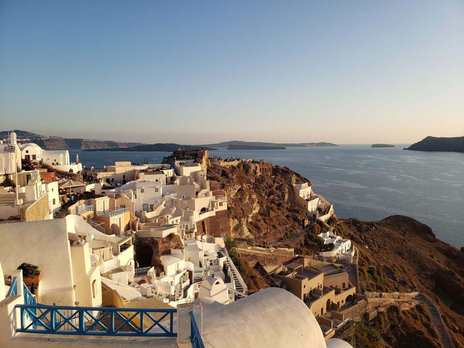 Samsung Galaxy S9+ sample photo. Santorini, greece, island photography