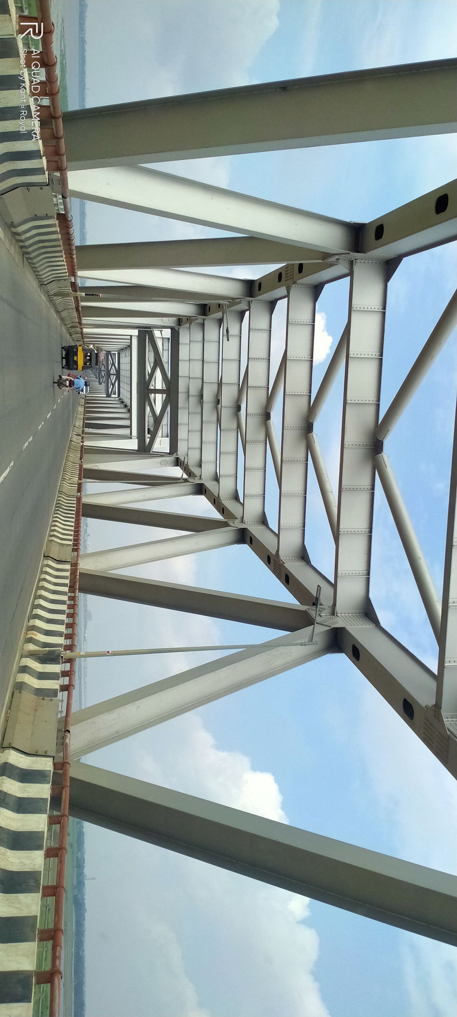 Realme 5I sample photo. Ganga, bridge, traveling photography