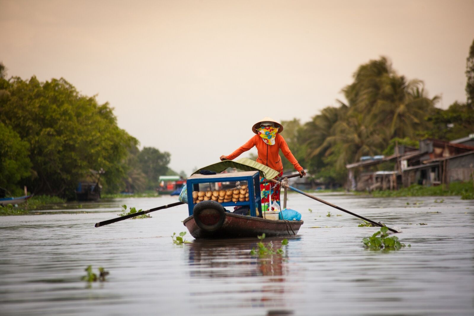 Canon EOS 5D sample photo. Floating market, soc trang photography