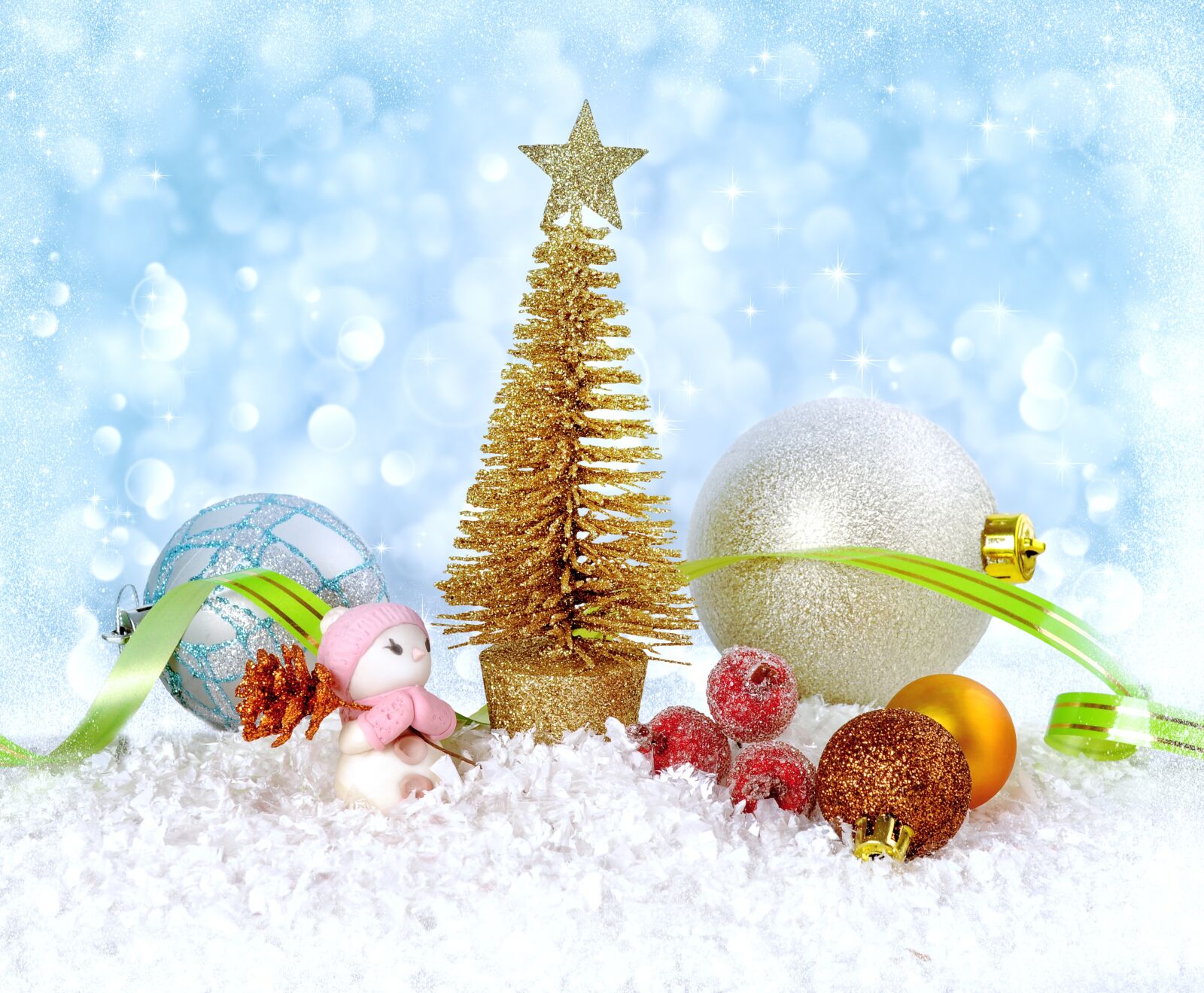 Nikon D5000 sample photo. Christmas, new year, background photography