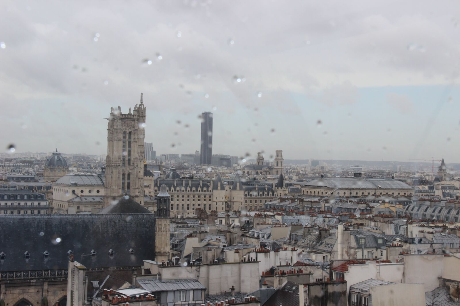 Canon EF-S 18-135mm F3.5-5.6 IS sample photo. Paris, roof, view photography