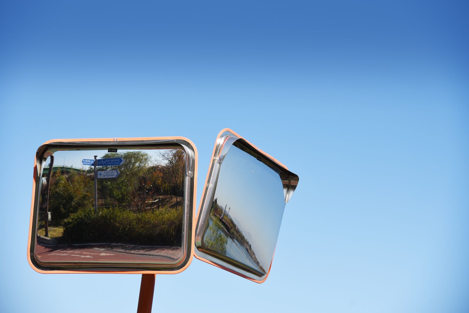 Nikon D750 sample photo. Mirror, sky, blue photography