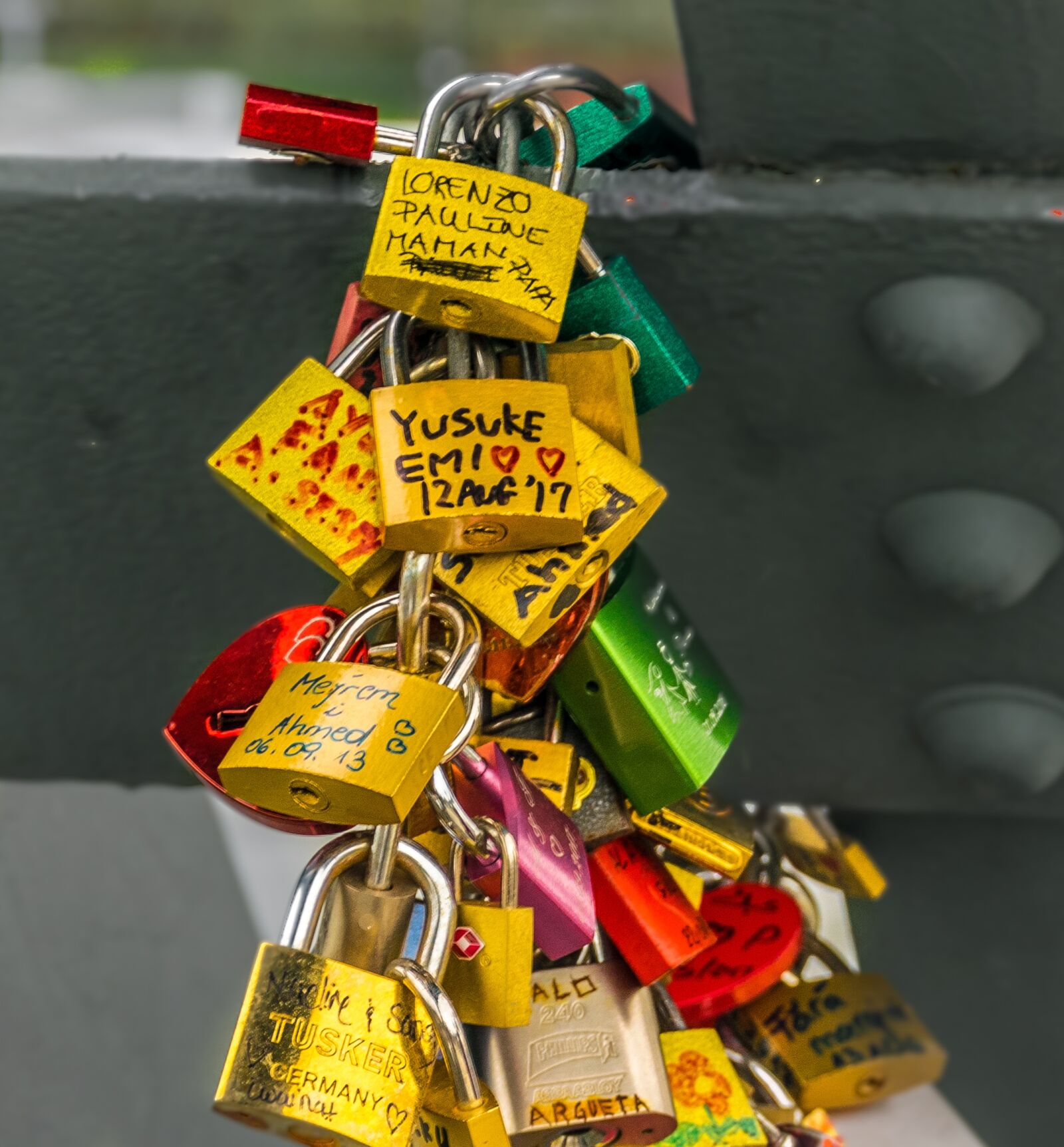 Nikon D5300 sample photo. Love locks, bridge, love photography