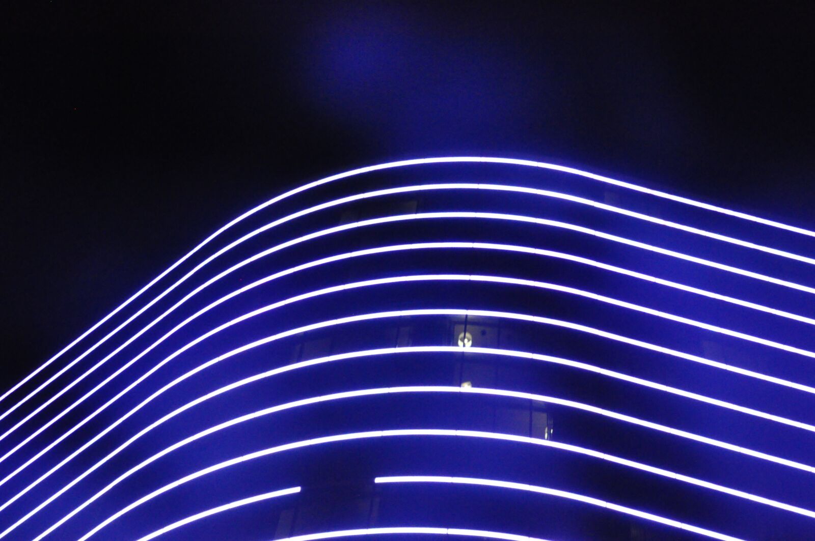 Nikon D90 sample photo. Omni, hotel, neon photography