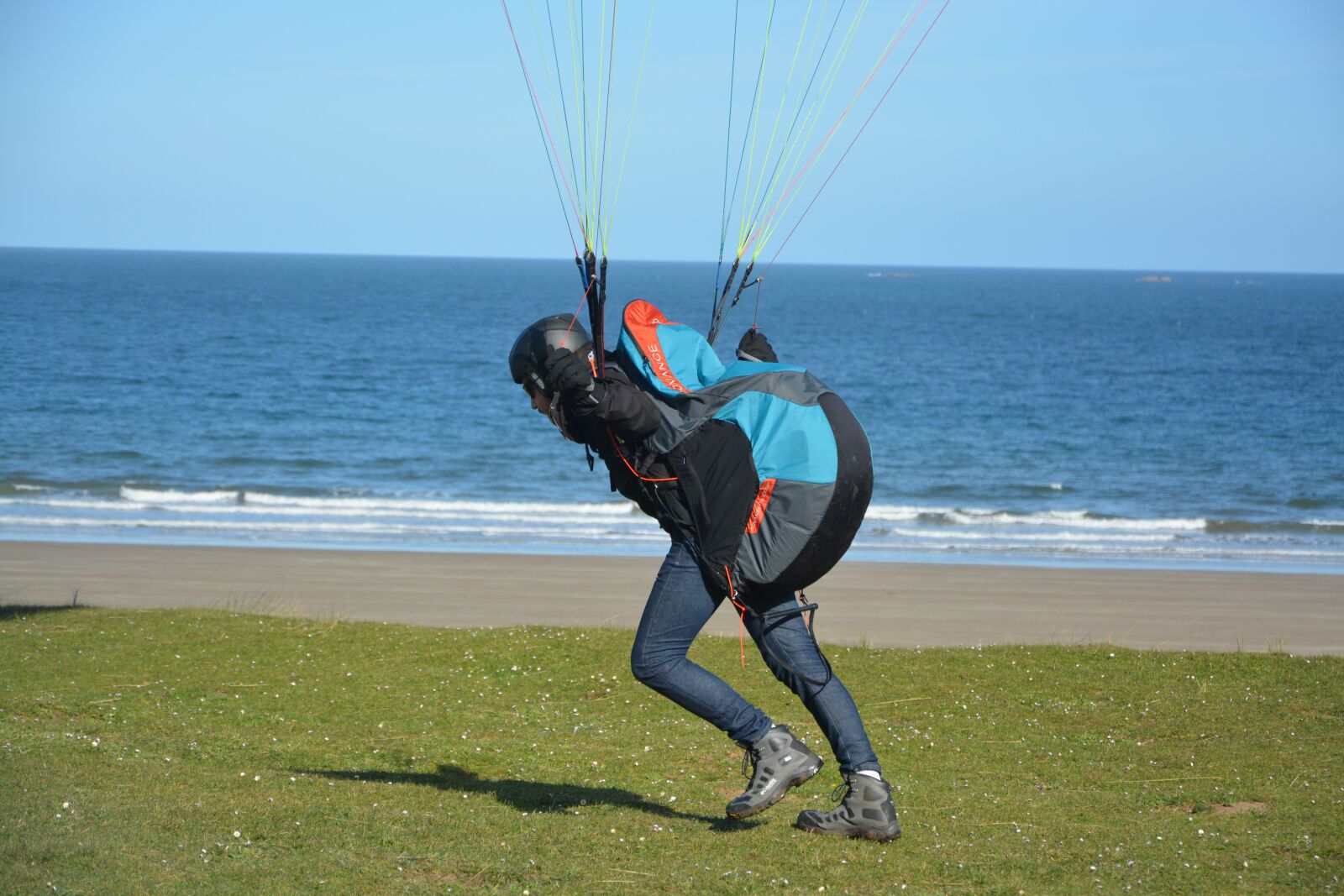 Nikon D5200 sample photo. Paragliding, harness seat paragliding photography