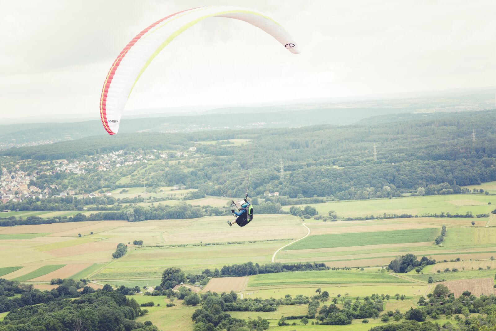 Canon EF 24-70mm F2.8L II USM sample photo. Paragliding, sport, flying photography