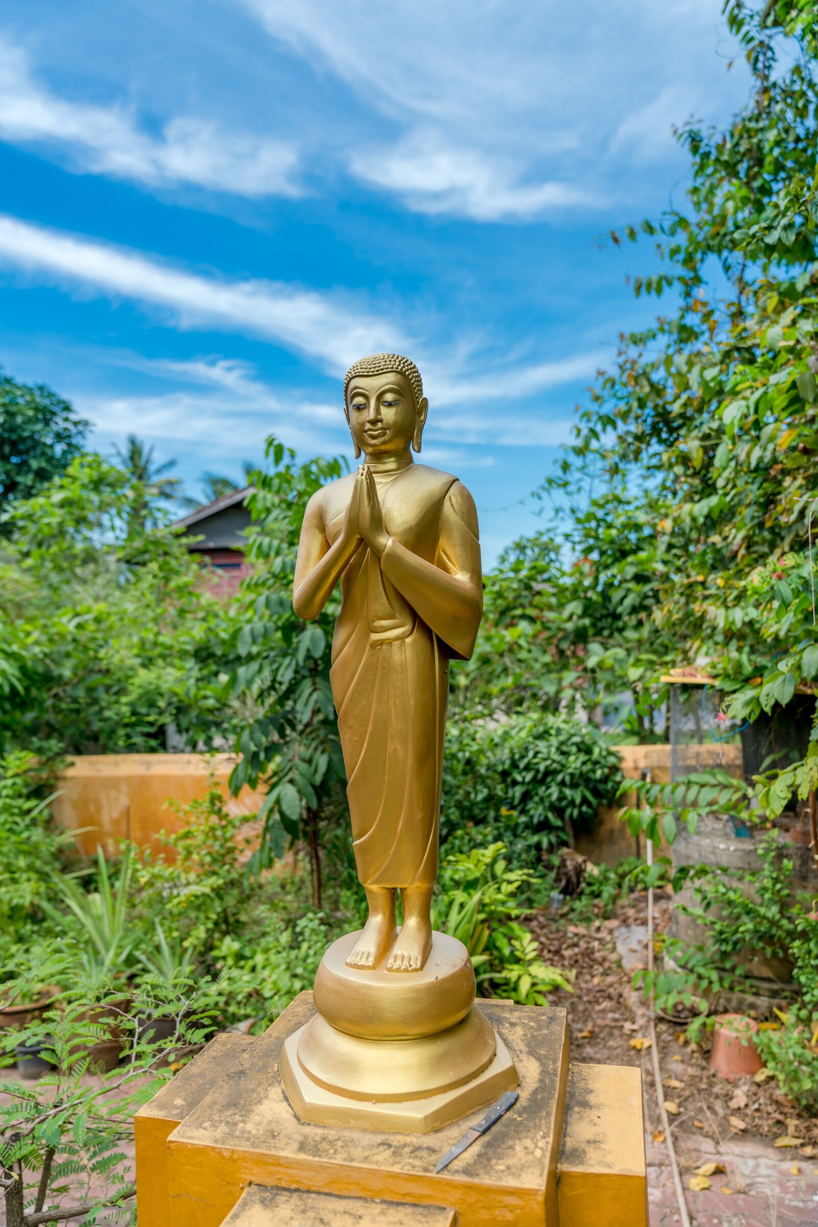 Sony a7R II sample photo. Buddha statue, temple, sculpture photography