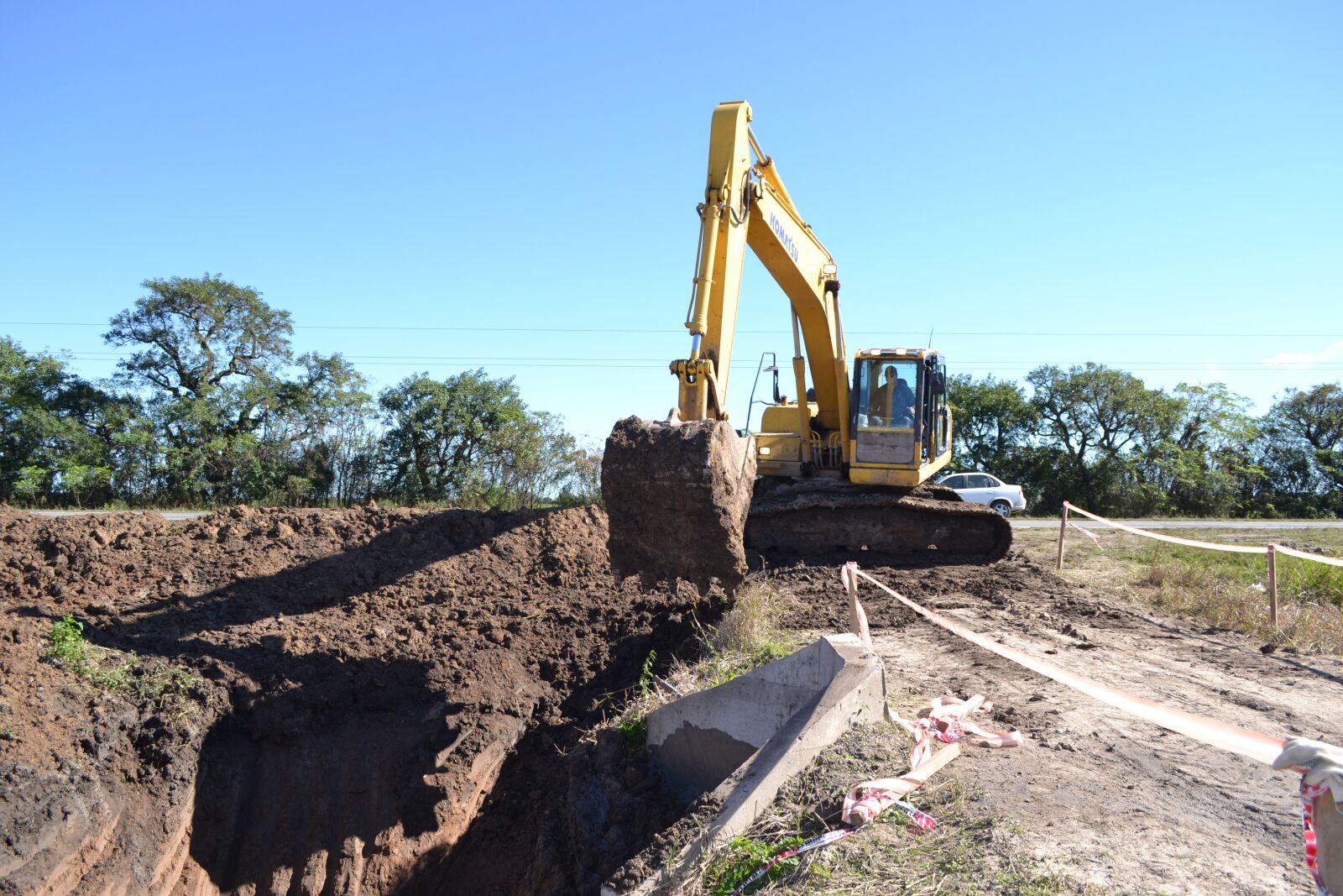 Nikon D3100 sample photo. Maquina, excavadora, construction photography