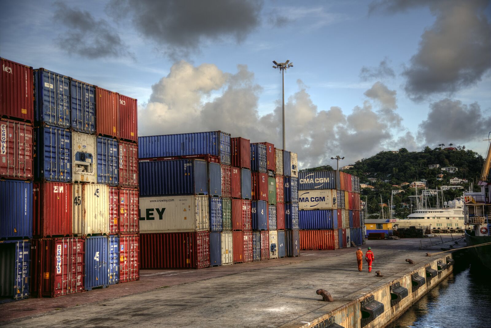 Nikon D750 sample photo. Cargo, containers, shipping photography