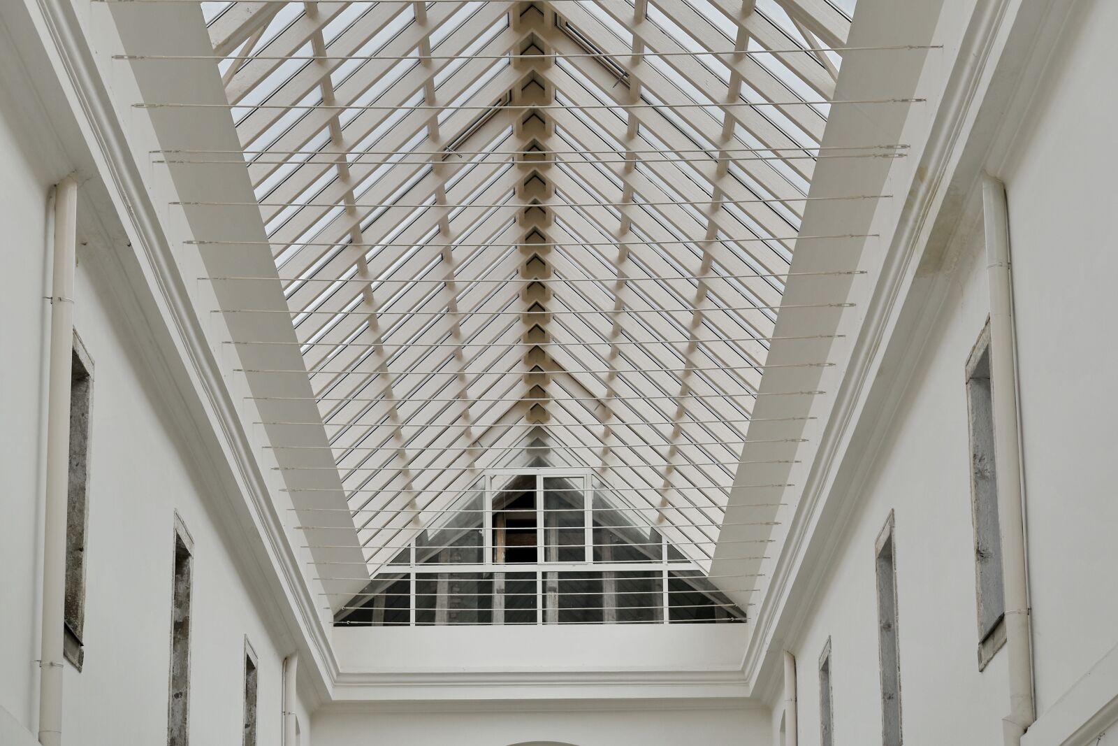 Nikon D5500 sample photo. Atrium, roof, building, city photography