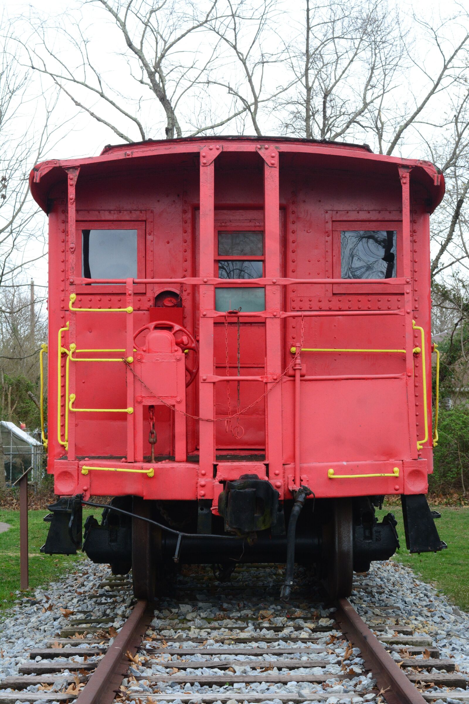 Nikon D5200 sample photo. Train, caboose, transportation photography