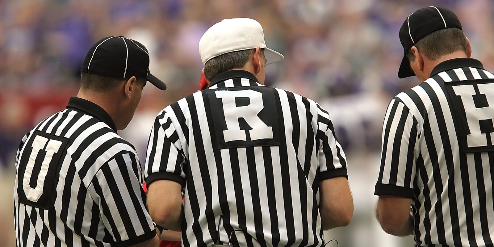 Canon EOS 20D sample photo. American football referees, american photography