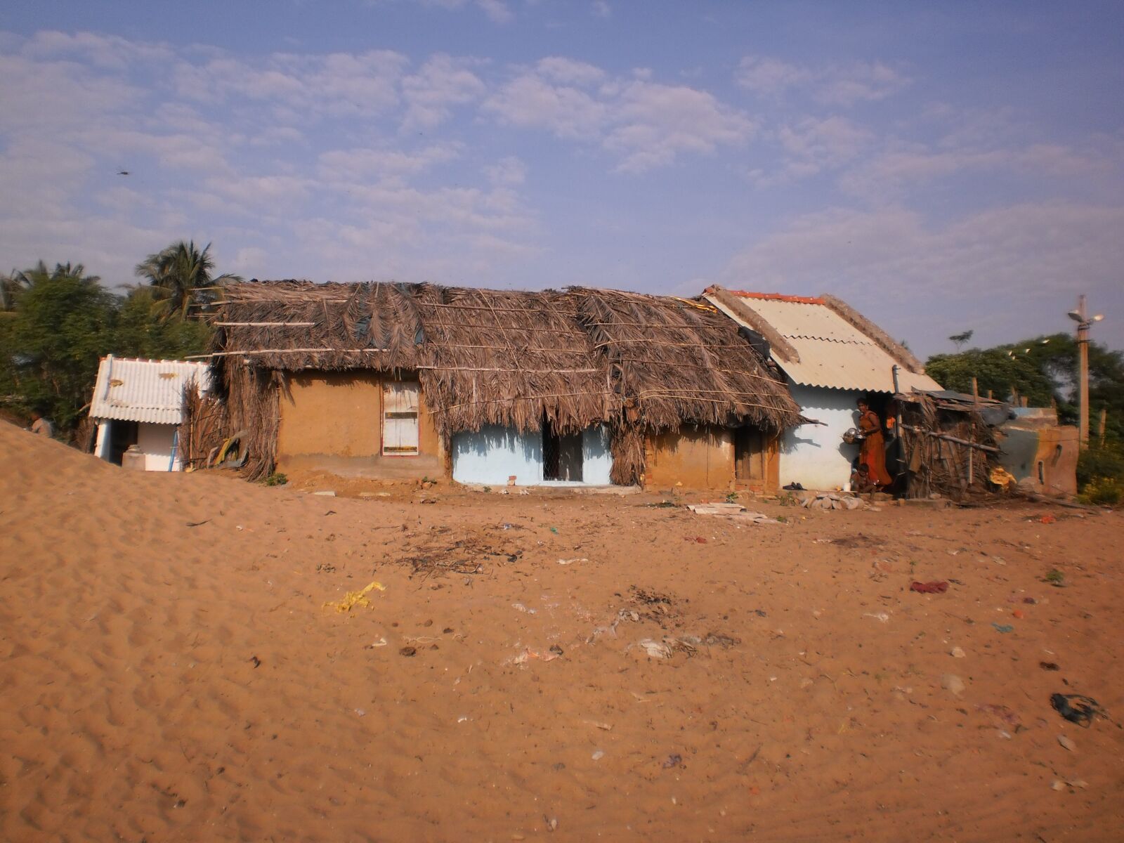 Olympus T105,T100,X36 sample photo. Fishing village, village by photography