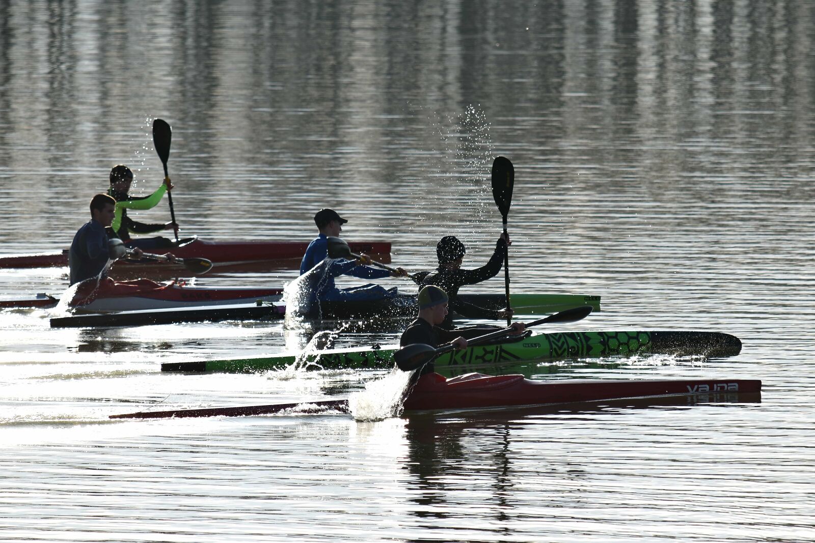 Nikon D5500 sample photo. Boys, canoeing, championship, race photography