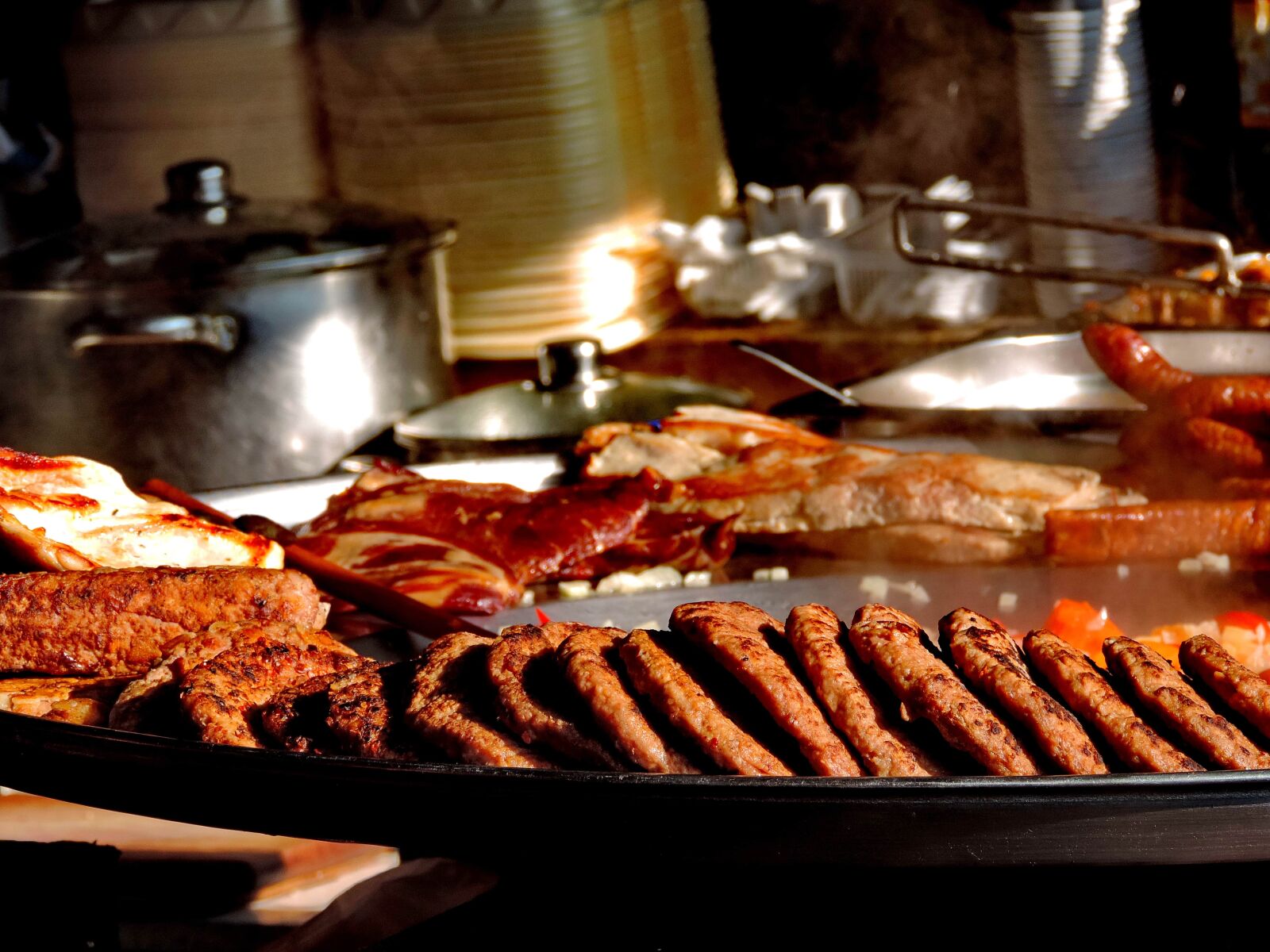 Nikon Coolpix P520 sample photo. Sausage, meat, barbecue, food photography
