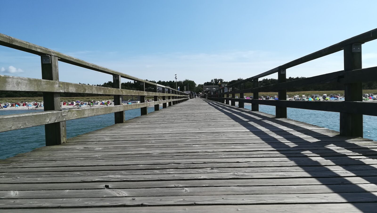 HUAWEI P10 lite sample photo. Sea, baltic sea, bridge photography
